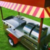 coffee cart. food cart. food trailer