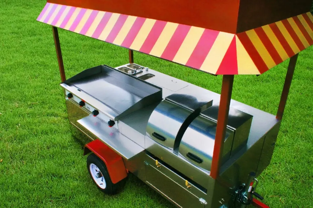 coffee cart. food cart. food trailer