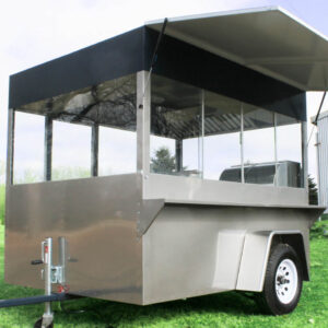 food trailer. food cart.hot dog cart. mobile kitchen